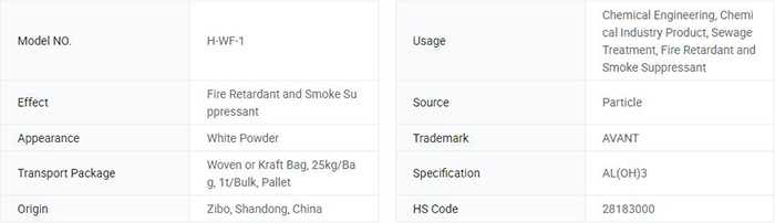 Low Conductive Ultrafine Aluminum Hydroxide